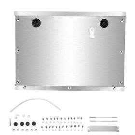Battery Box, Group 24/31 Trolling Motor Battery Box, Marine Batteries Case with Rubber-Grommet Cable Holes, Aluminum Alloy Shell Storage Case