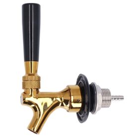 Beer Faucet Stainless Steel Brass Non Adjustable Beer Keg Tap For Bars Restaurants Hotels (Option: Default)
